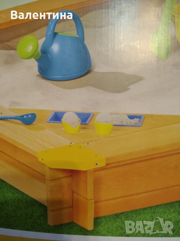 Детски пясъчник с капак и кът за сладолед, снимка 2 - Други - 54023077