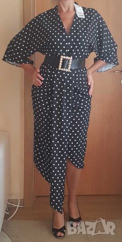 Официална рокля на точки Fervente Istanbul , снимка 6 - Рокли - 30194249