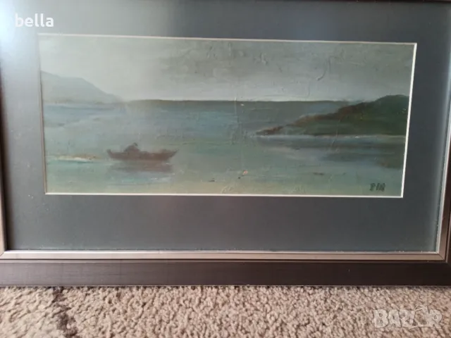 КАРТИНА НА ХУД.ГЕОРГИ ПЕТРОВ СЪПРУГ НА АНЕТА ДРЪГУШАНУ, снимка 2 - Картини - 50254754