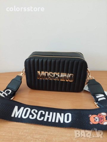 Луксозна черна чанта Moschino код DS-89-4, снимка 3 - Чанти - 40717110