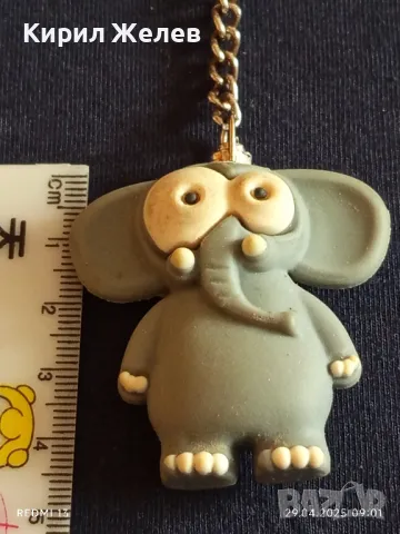 Весел ключодържател гумено слонче подходящ аксесоар за раници 25265, снимка 4 - Други - 50077070