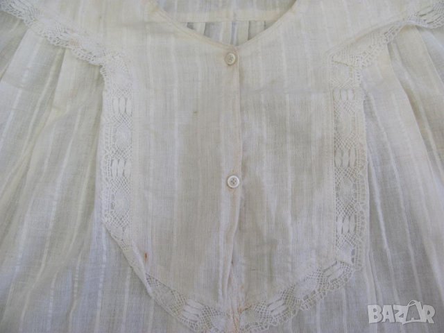 19 век Фолк Арт Женска Кенарена Риза, снимка 2 - Антикварни и старинни предмети - 35410599