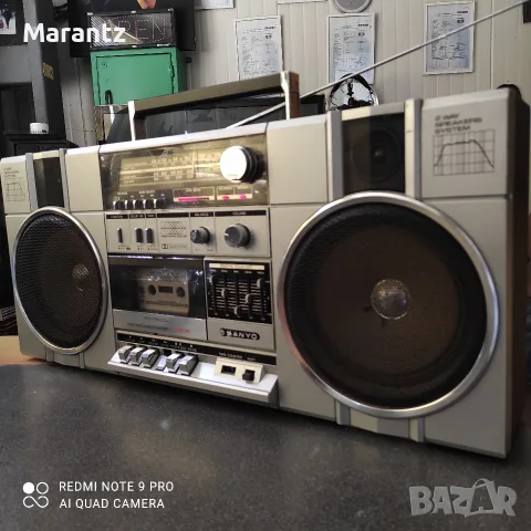 Sanyo 9880LU Boombox , снимка 2 - Радиокасетофони, транзистори - 55786313