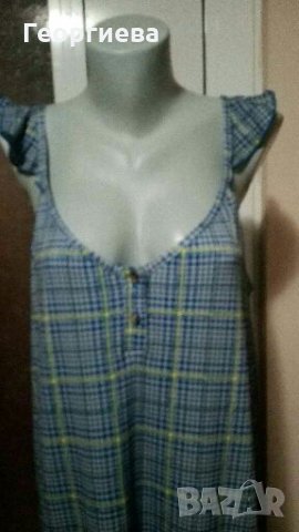 Нова красива рокля, в синьо и жълто👗🍀L,XL👗арт.488, снимка 5 - Рокли - 29894877