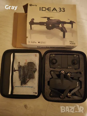 Дрон IDEA 33 сгъваем GPS квадрокоптер с 4K камера и безчеткови двигатели, снимка 2 - Дронове и аксесоари - 56080836