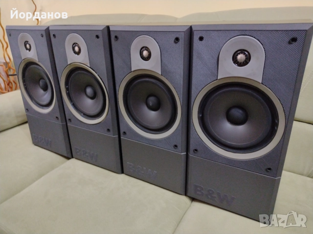 4бр. букшелф тонколони B&W DM610 , снимка 4 - Тонколони - 52040282