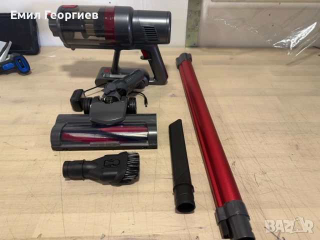 Безжична ръчна прахосмукачка тип „стик“ – V Group KB-703B, снимка 14 - Прахосмукачки - 53356278