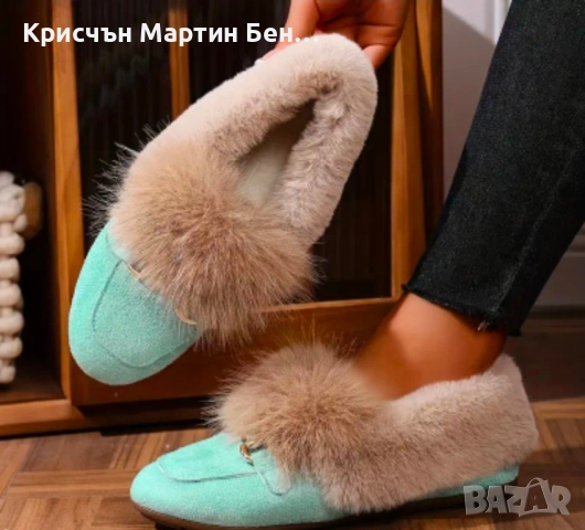 пантовки а косъм , снимка 4 - Пантофи - 52319102