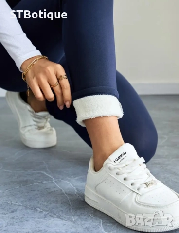 💕 Дамски клин с висока талия и флисова подплата – Топ комфорт и стил! | STBoutique💕, снимка 4 - Клинове - 51949464