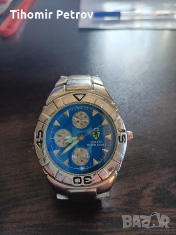 Часовник Ферари. Нова батерия., снимка 2 - Мъжки - 51540296
