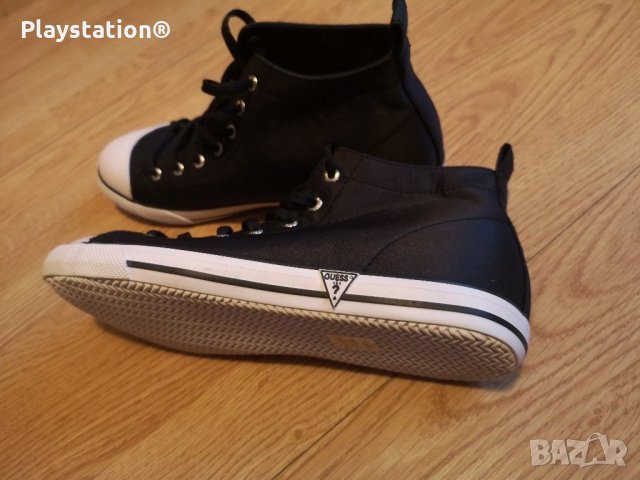 НОВИ оригинални GUESS ® classic Black&White edition размер: 38, снимка 6 - Кецове - 31447492