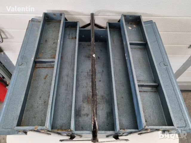 Голям Немски метален куфар 55см, снимка 4 - Куфари с инструменти - 48568331