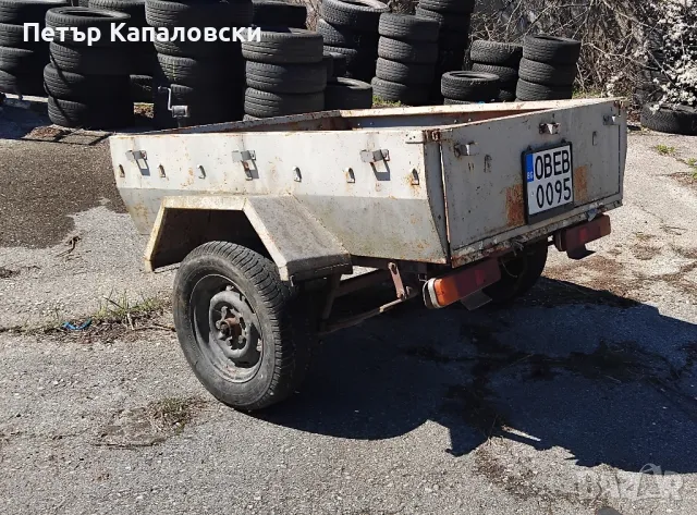 Ремарке със РЕГИСТРАЦИЯ!
Намира се в Габрово. Задължително прехвърля!, снимка 3 - Ремаркета - 49652663