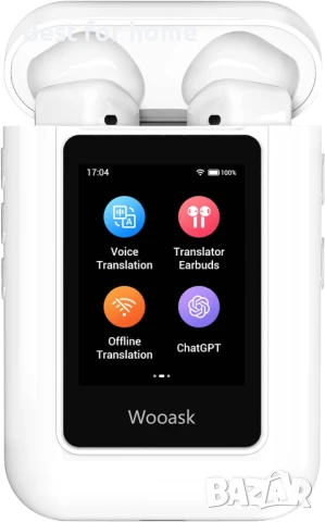 Wooask ChatGPT преводач със слушалки- превод в реално време на 144 езика 