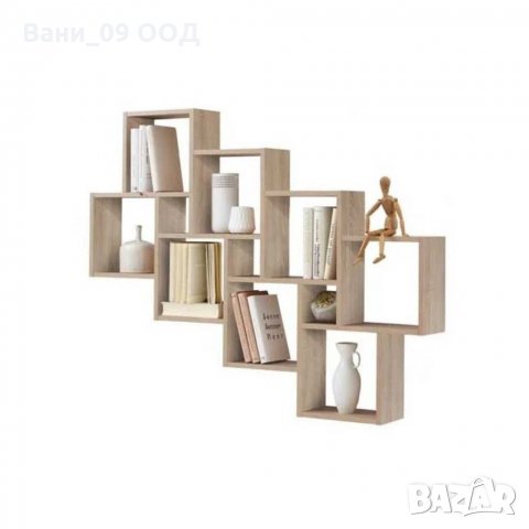Голяма стенна етажерка, снимка 3 - Етажерки - 31288107