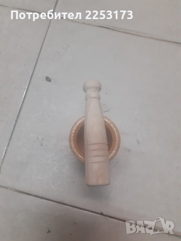 Ново дървено хаванче с чукало, снимка 2 - Декорация за дома - 44734894