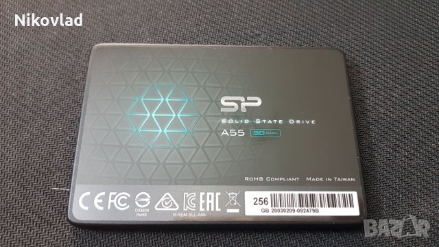 SSD SILICON POWER A55, 2.5", 256 GB, SATA3, снимка 5 - Твърди дискове - 30615978