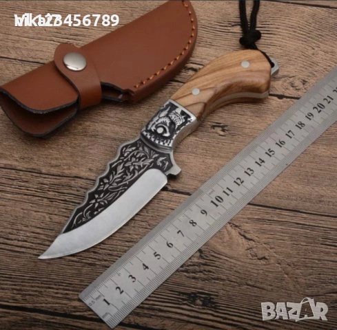 Стабилен ловен нож 98х200 /дране/, снимка 5 - Ножове - 53936900