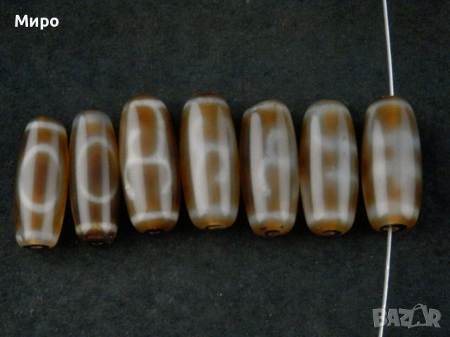 7 БР. ТИБЕТ НЕПАЛ ХИМАЛАИ АХАТ ДЗИ МЪНИСТА ЩАСТИЕ И ДОБЪР КЪСМЕТ, снимка 5 - Други - 40785911