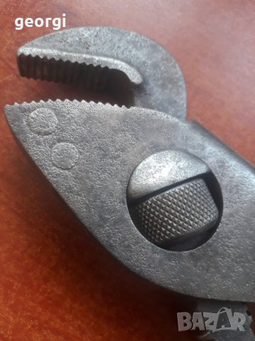 Стар немски раздвижен ключ антика D. R. PATENT, снимка 4 - Колекции - 31476603