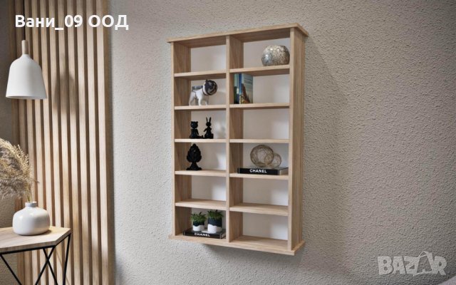 Стенна етажерка с 12 разделения