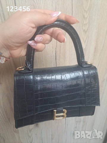 Модерна чанта кроко кожа , снимка 3 - Чанти - 54113837