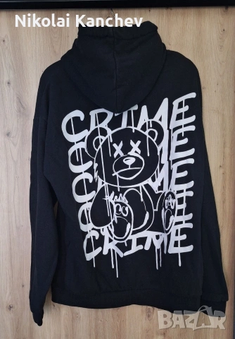 Hoodie New Yorker Crime - L, снимка 4 - Суичъри - 54098298