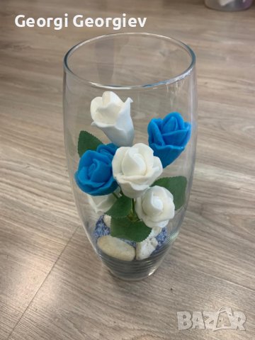 Подаръци от ароматен глицеринов сапун , снимка 15 - Изкуствени цветя - 39888710