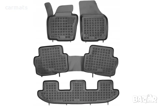 Гумени стелки Rezaw-Plast за VW Sharan (2010+) - тип леген - 7 seats