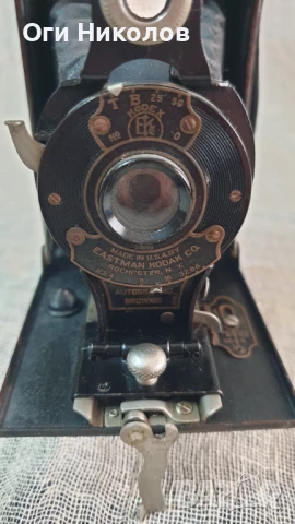 Старинен мехов  фотоапарат KODAK USA, снимка 2 - Антикварни и старинни предмети - 51234218