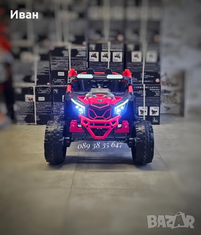 ТОП ЦЕНА!НОВО!Акумулаторен джип Kansas RED с 24V батерия,меки гуми,4x4, снимка 4 - Коли, камиони, мотори, писти - 51706943
