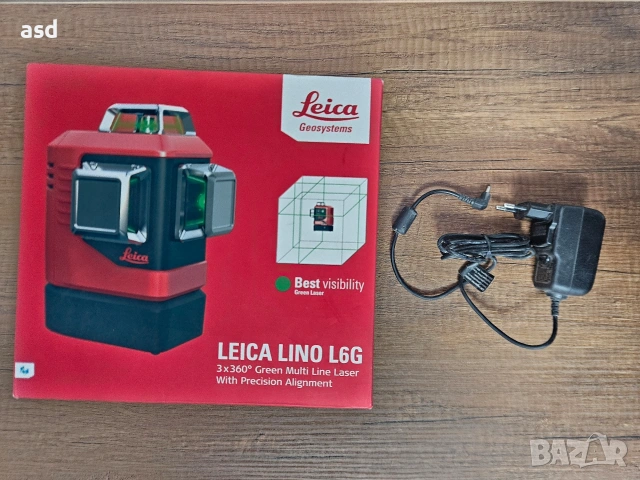 Зарядно устройство Leica Lino за литиево-йонни батерии, модел 960622 , снимка 2 - Други инструменти - 54240238