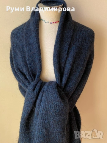 Голям, дебел шал с вълна/ различни видове, снимка 12 - Шалове - 52788149