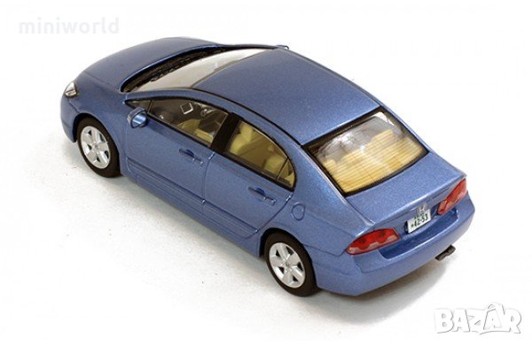 HONDA CIVIC 2006 - мащаб 1:43 на Premium X моделът е нов в PVC дисплей-кейс, снимка 4 - Колекции - 29587122