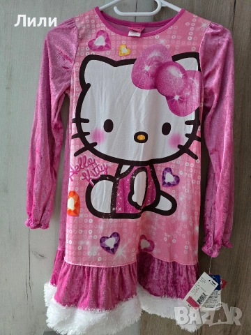 Нова детска рокля Hello Kitty размер 8, снимка 5 - Детски рокли и поли - 53925137