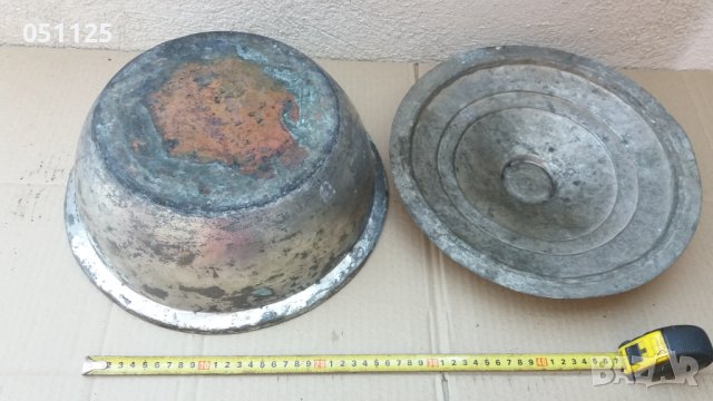 кована бакърена тенджера - възраждане отлична , снимка 10 - Антикварни и старинни предмети - 42036864