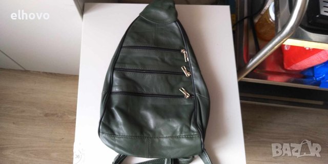 Дамска раница-естествена кожа, снимка 3 - Чанти - 44176271