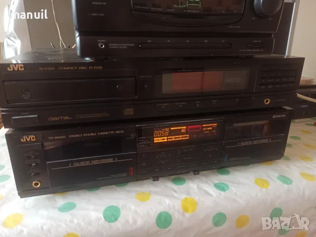 JVC CD Player и Касетен дек, снимка 8 - Аудиосистеми - 55829988