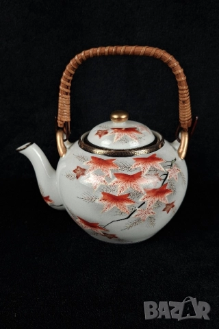 Японски сервиз с есенна декорация, снимка 3 - Сервизи - 52320557