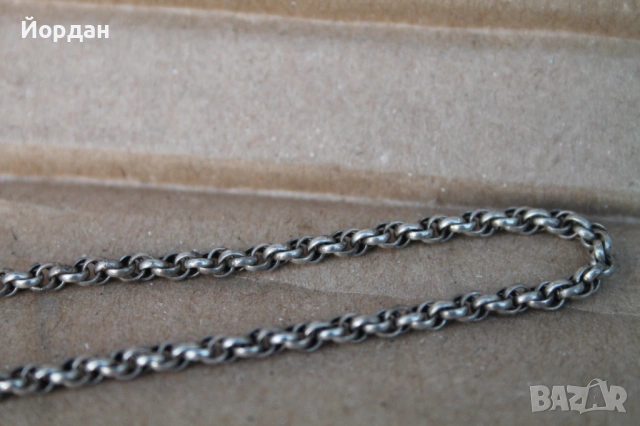 Дамски сребърен гердан 0,925, снимка 8 - Колиета, медальони, синджири - 53275119