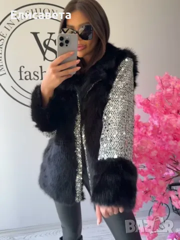 Впечатляващо дамско ново палто , снимка 9 - Якета - 48152481