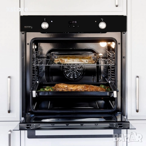 Вградена многофункционална фурна Taurus HM978BKD – 78 л, 3100 W, WaterSteam Clean, клас A, снимка 8 - Печки, фурни - 52697424