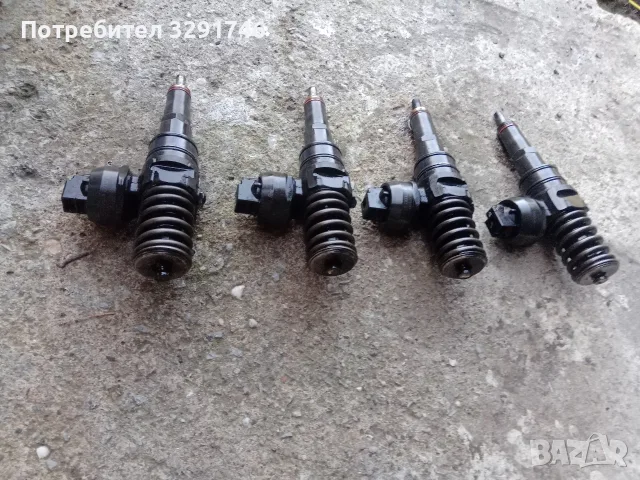 Дюзи 038130073АК 4 броя комплект за Волксваген Шаран 1.9 tdi 116к.с 2002г, снимка 3 - Части - 56059620