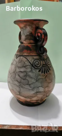 Керамична Ваза с декорация , снимка 5 - Вази - 56114205