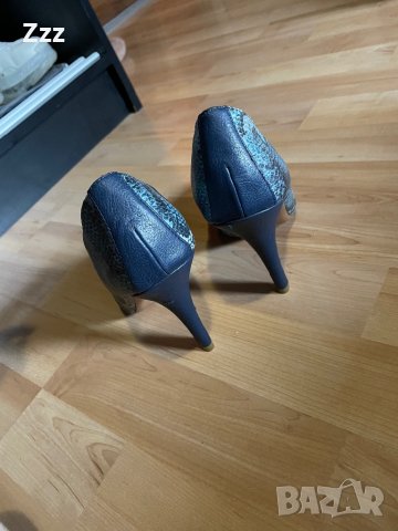 Змийски обувки на ток, снимка 4 - Дамски елегантни обувки - 39852971