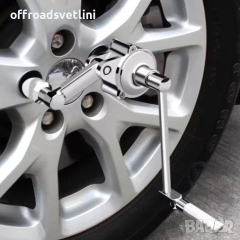  Механичен гайковерт 1:16 за автомобил с вложки 17, 19, 21 мм в куфар, снимка 6 - Аксесоари и консумативи - 51044934