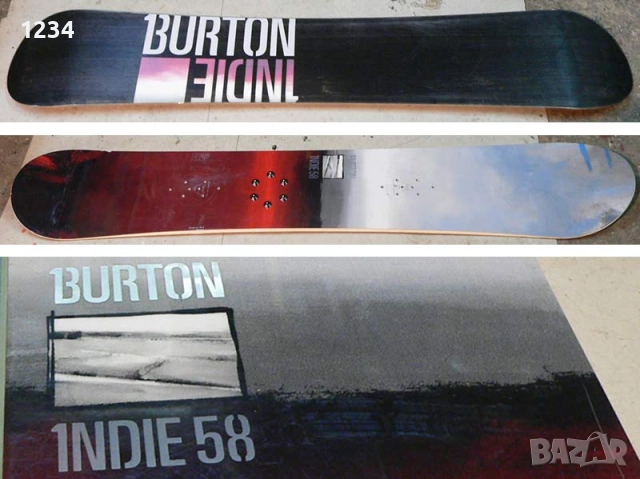 BURTON INDIE 158cm сноуборд в добро състояние
