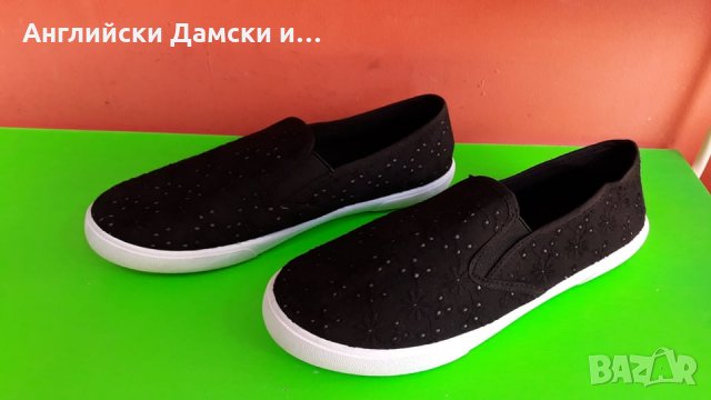 Английски дамски кецки-2 цвята, снимка 9 - Кецове - 29526328