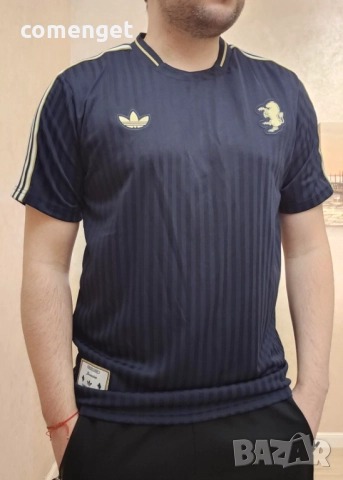 МОДЕЛ 2025! JUVENTUS / ЮВЕНТУС ICON фланелки от серията ADIDAS ORIGINALS / Адидас с ретро дизайн.