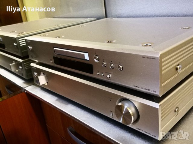 Hi-End Onkyo A-1VL стерео усилвател и Onkyo CD C-1VL TX NR с дистанционно VSX AVR RX AVH DEH, снимка 5 - Аудиосистеми - 36939089